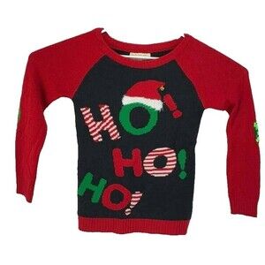 I'm In Love With Derek Ho Ho Ho Holiday Sweater Women's Size Small Christmas
